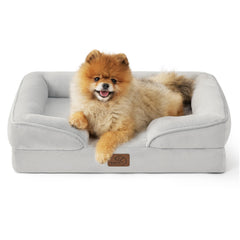 Bedsure cama ortopédica para perro pequeño con soporte y confort.