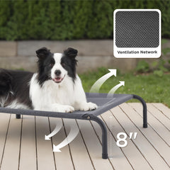 Bedsure cama perro para patio, malla transpirable y frescura para días calurosos.