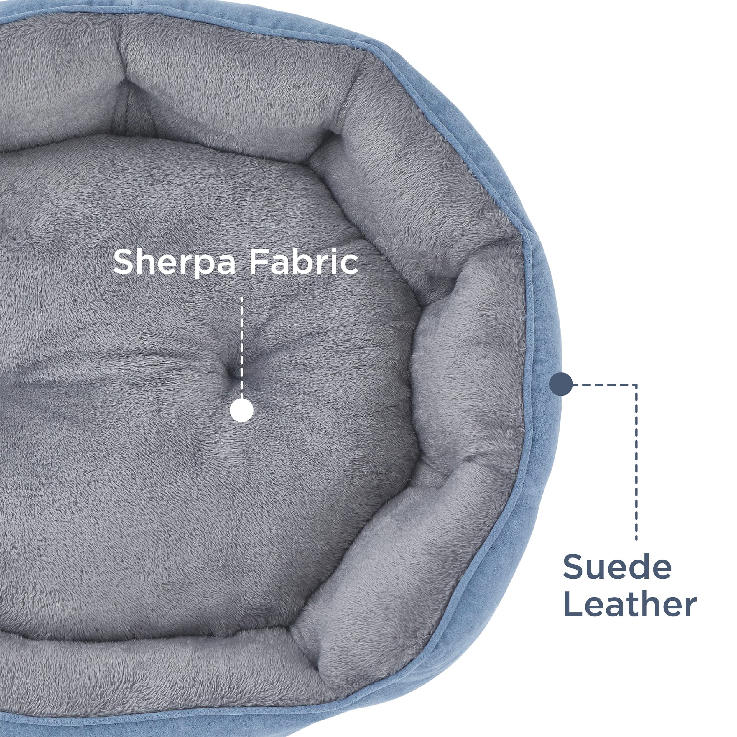 Bedsure cama para perros pequeños base antideslizante para mayor estabilidad.