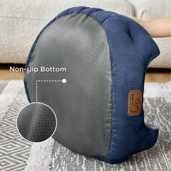 Bedsure cama para perro pequeño borde redondo que brinda apoyo para cuello.