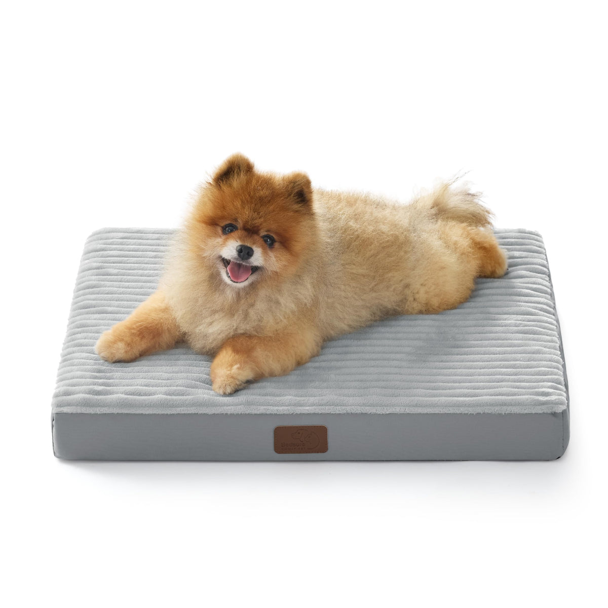 Bedsure cama para perro pequeño con funda desmontable y lavable para limpieza fácil.