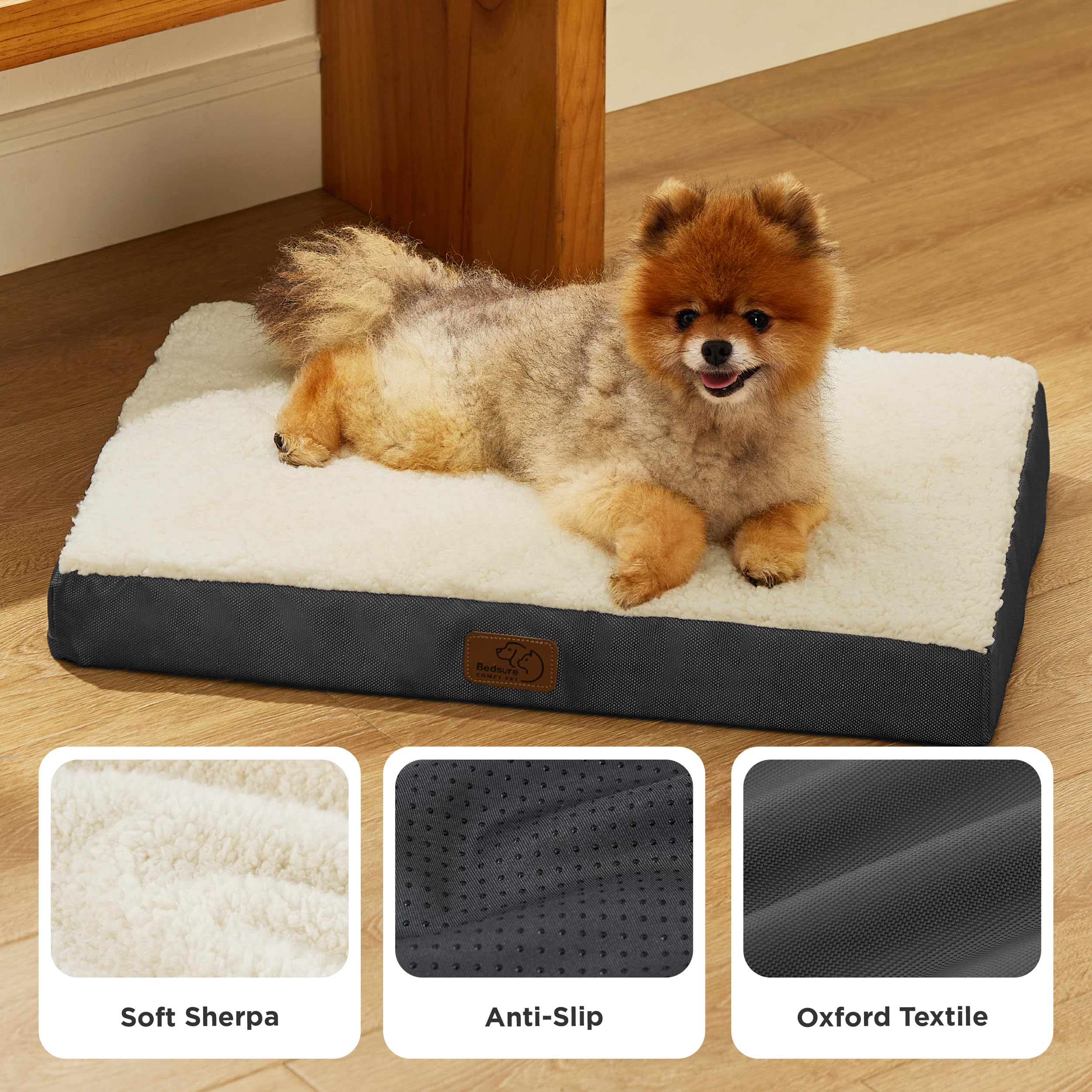 Bedsure cama para perro pequeño, ideal para casa y viajes.