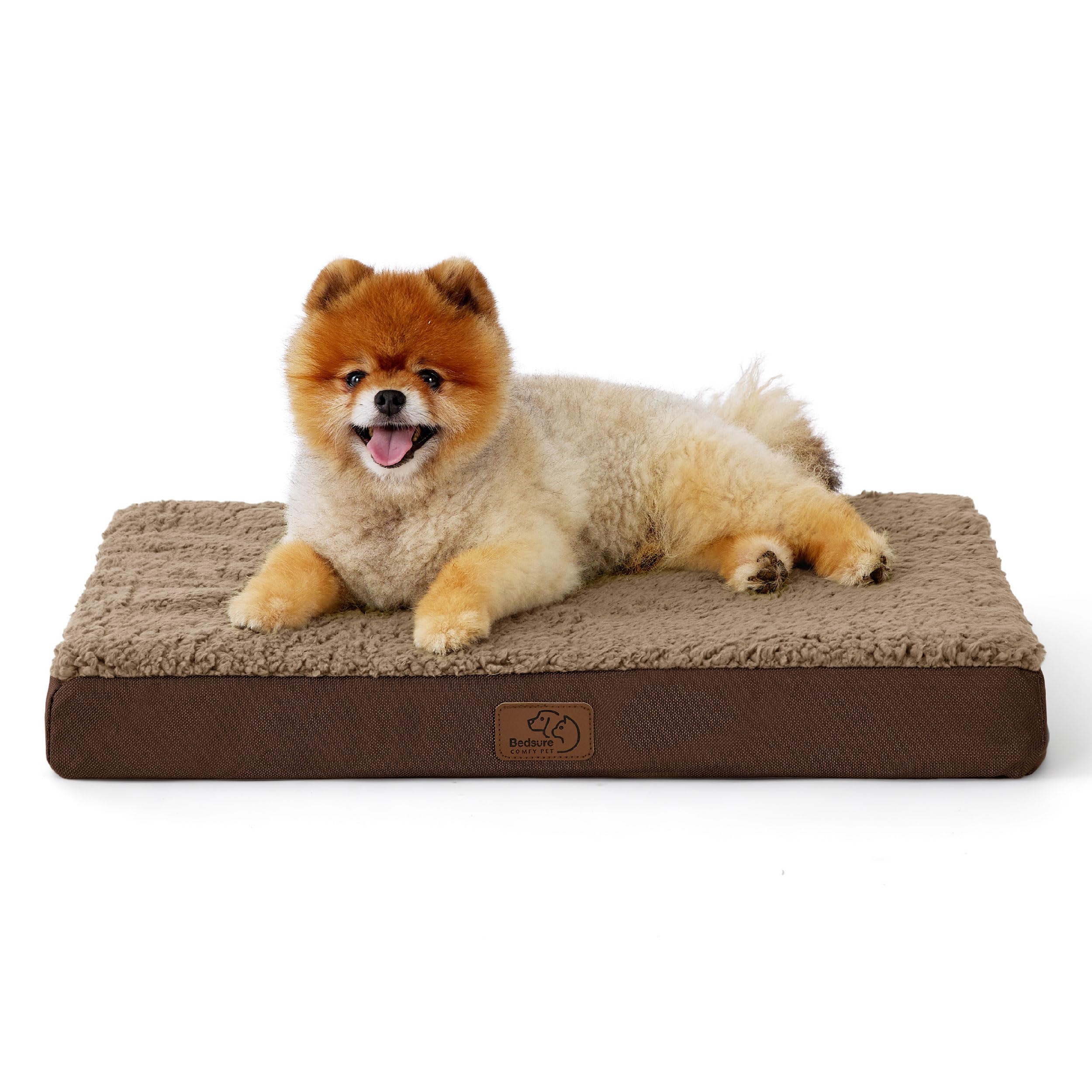 Bedsure cama para perro pequeño con espuma en panales para reposo cómodo y estable.