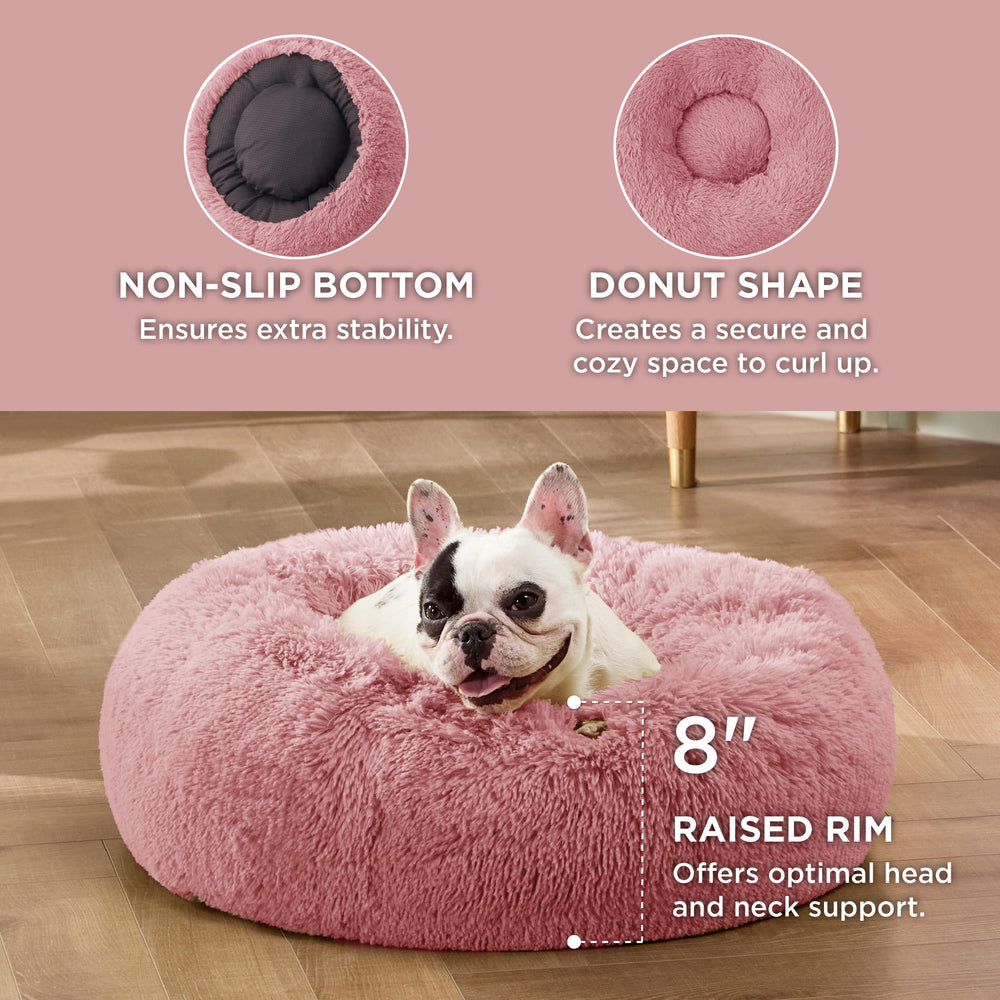 Bedsure cama para perro pequeño de pelo sintético suave para mayor comodidad