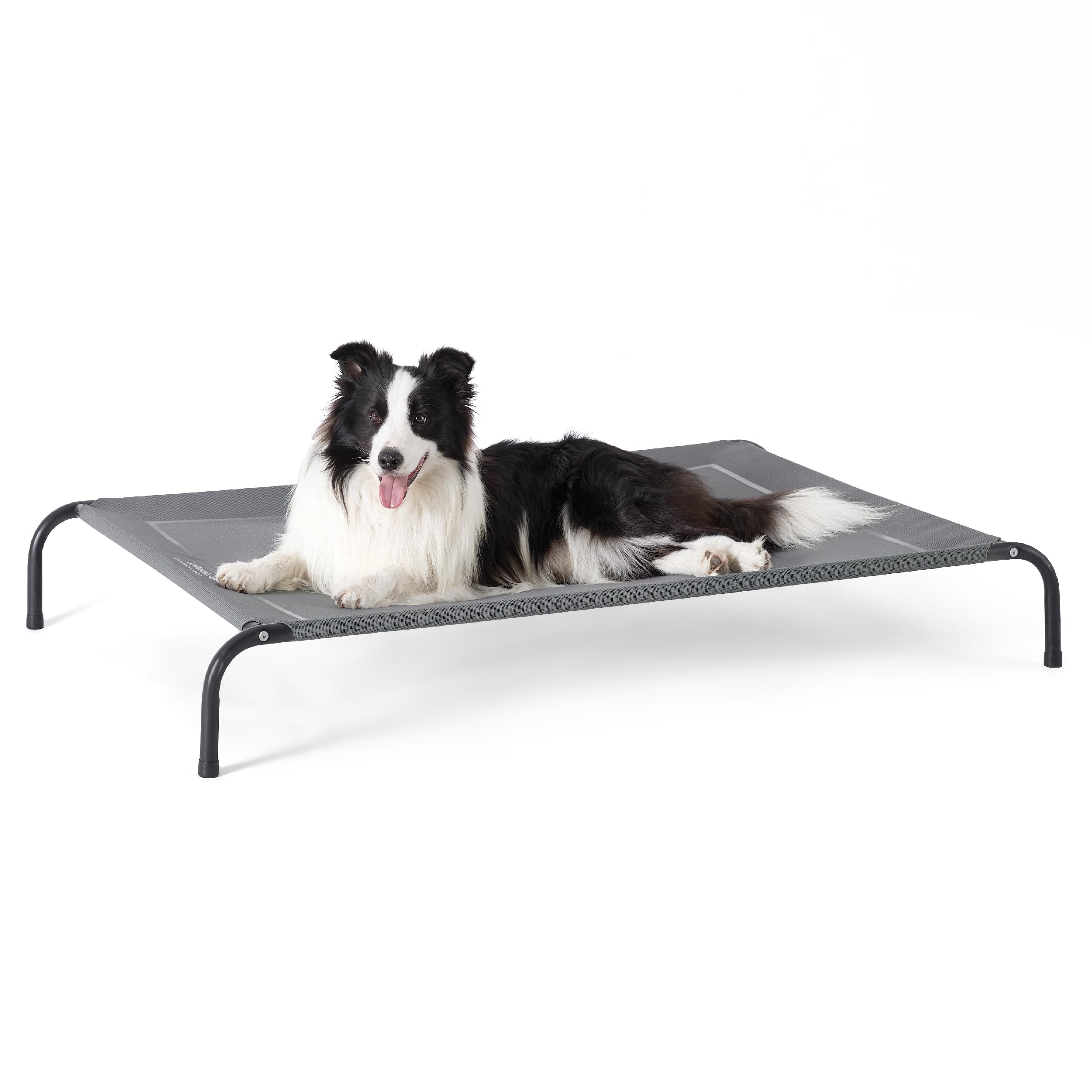 Bedsure cama elevada ligera y portátil, facilita llevarla a viajes y camping.