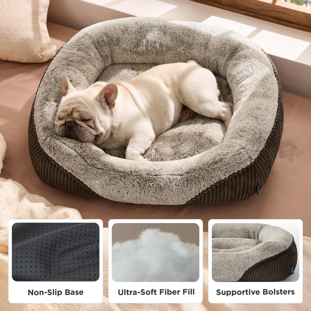 Bedsure cama para perro revestimiento corduroy con look moderno