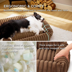 Bedsure cama suave imitación pelo, sensación cálida para descansar tras paseos.