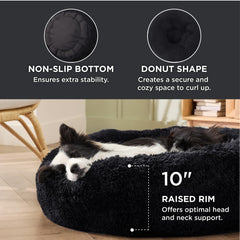 Bedsure cama perro pelo sintético suave, fácil limpieza