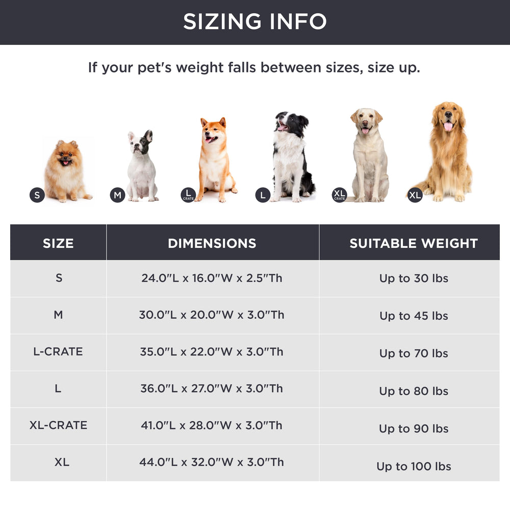 Uso exterior de cama Bedsure para perros en exterior