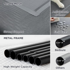 Bedsure Cama para Perro uso interior y exterior, ideal para casa y patio