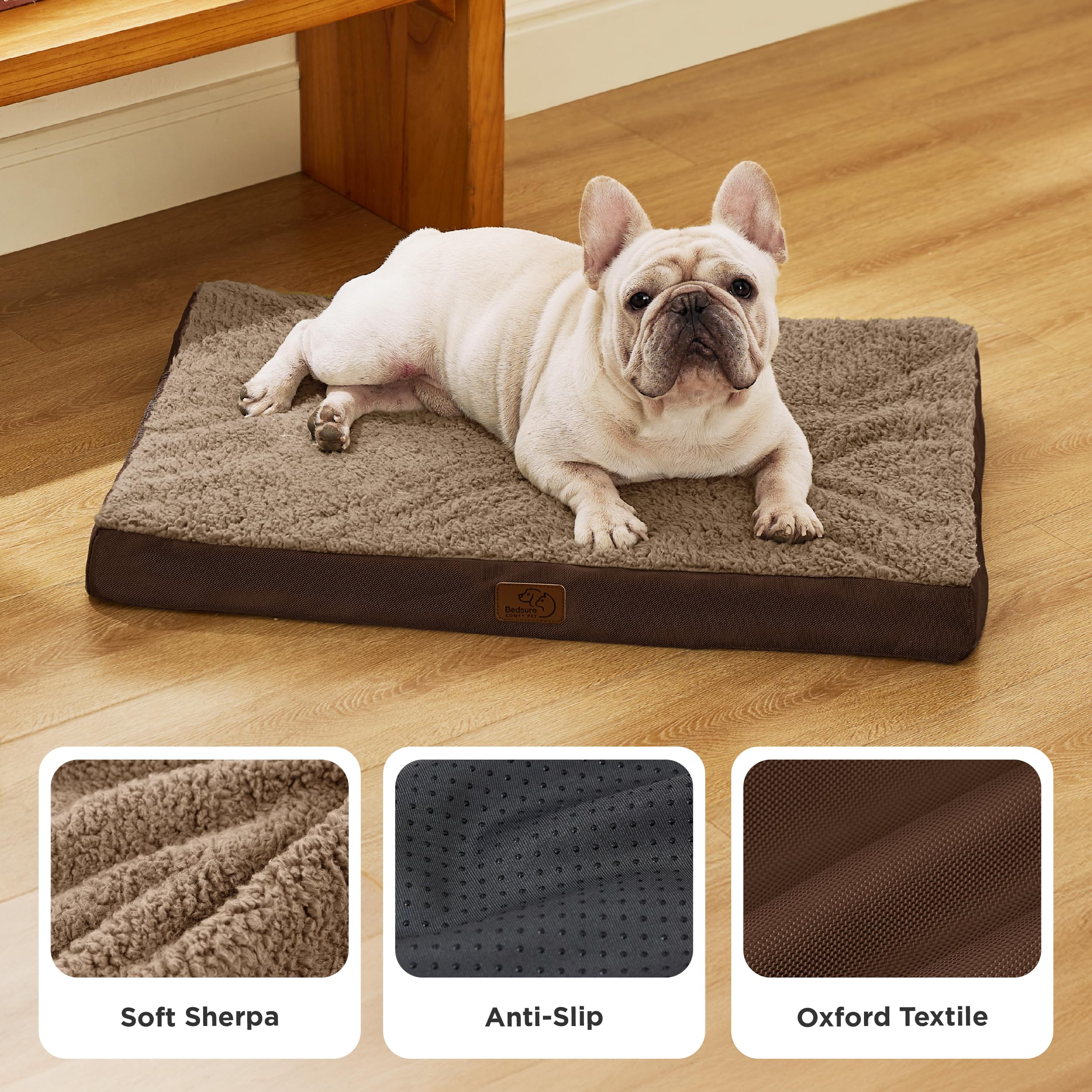 Bedsure cama para perro en varios tamaños, apta para diferentes razas y estilos de vida.