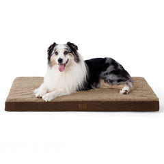 Bedsure cama xl para canil con espuma huevo, soporte cómodo.