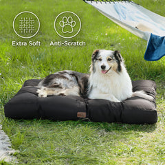 Bedsure cama perro XL, funda lavable para limpieza fácil.