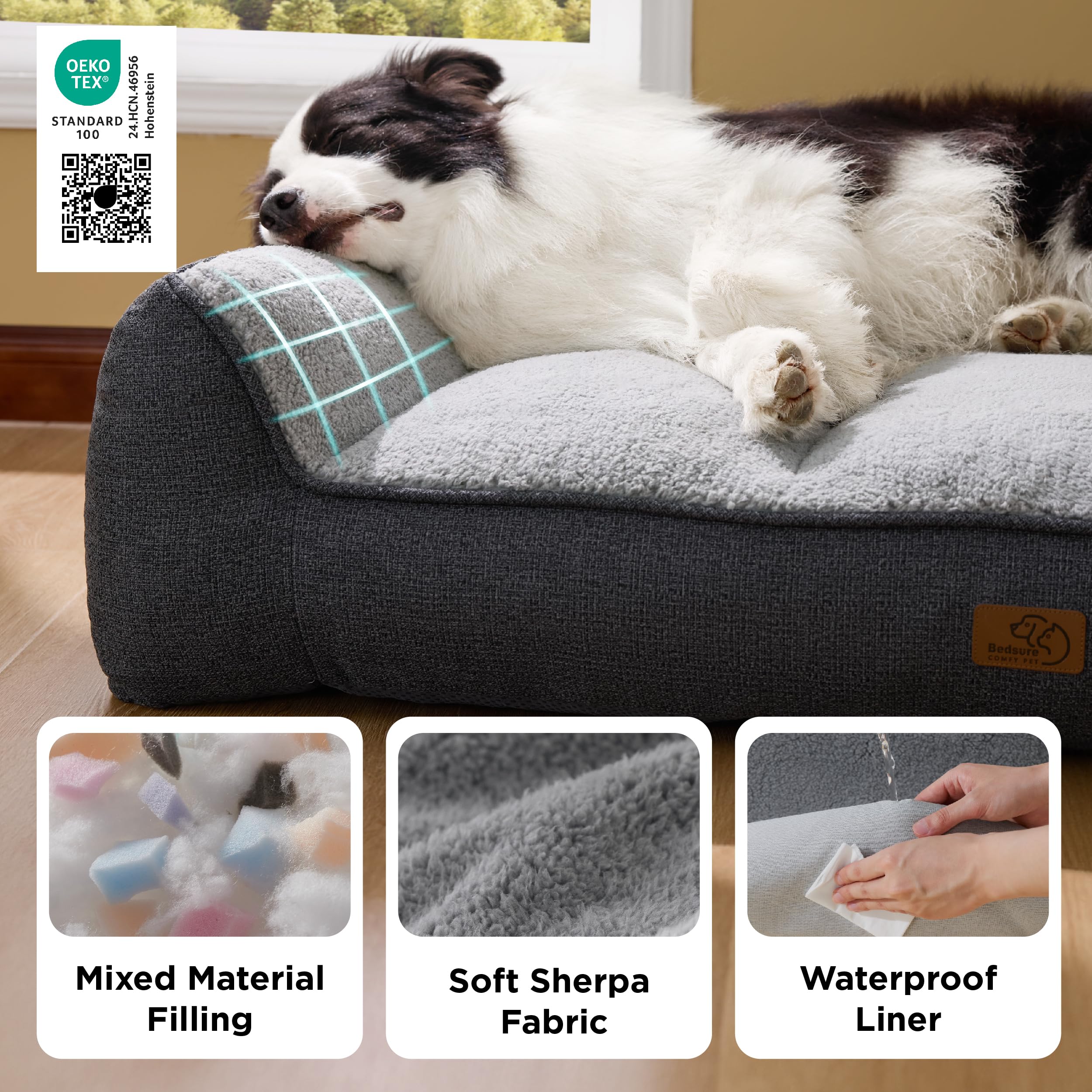 Bedsure funda impermeable y lavable para cama ortopédica Bedsure.