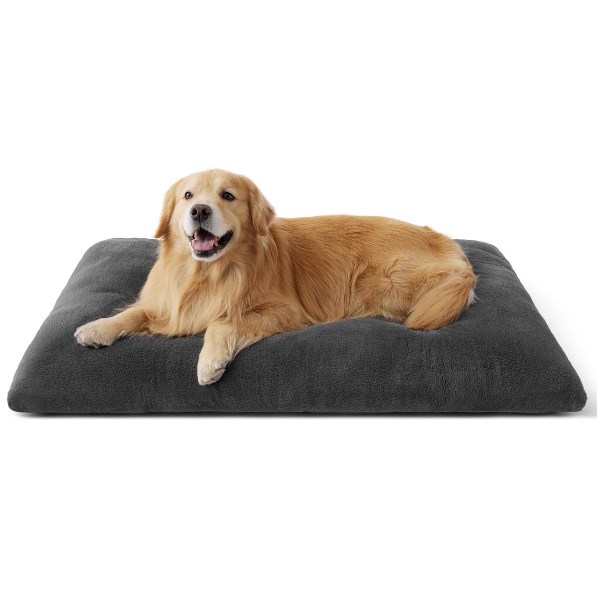 Bedsure cama perro XXL en jaula 47x29: descanso suave y estable.