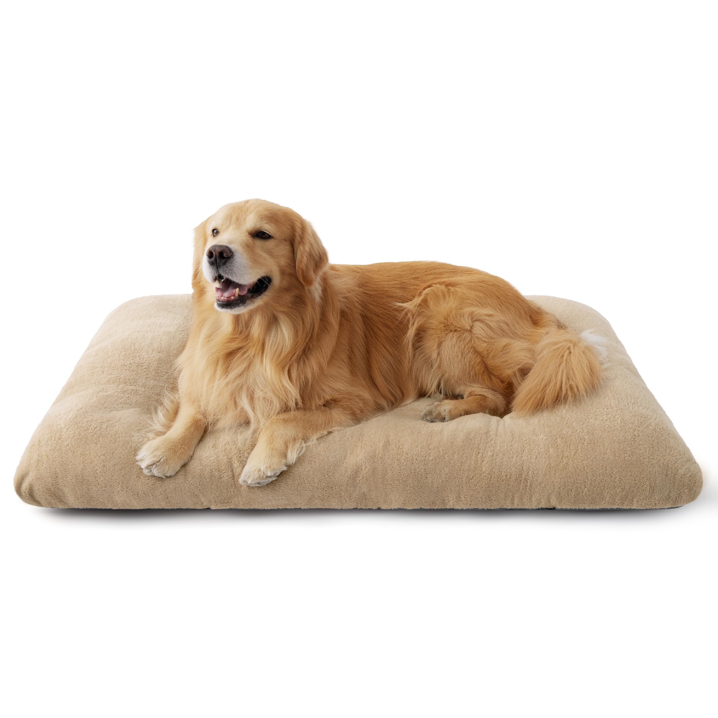 Bedsure Cama XXL para Perro, jaula-frente, ofrece soporte cómodo para dormir dentro de la jaula.