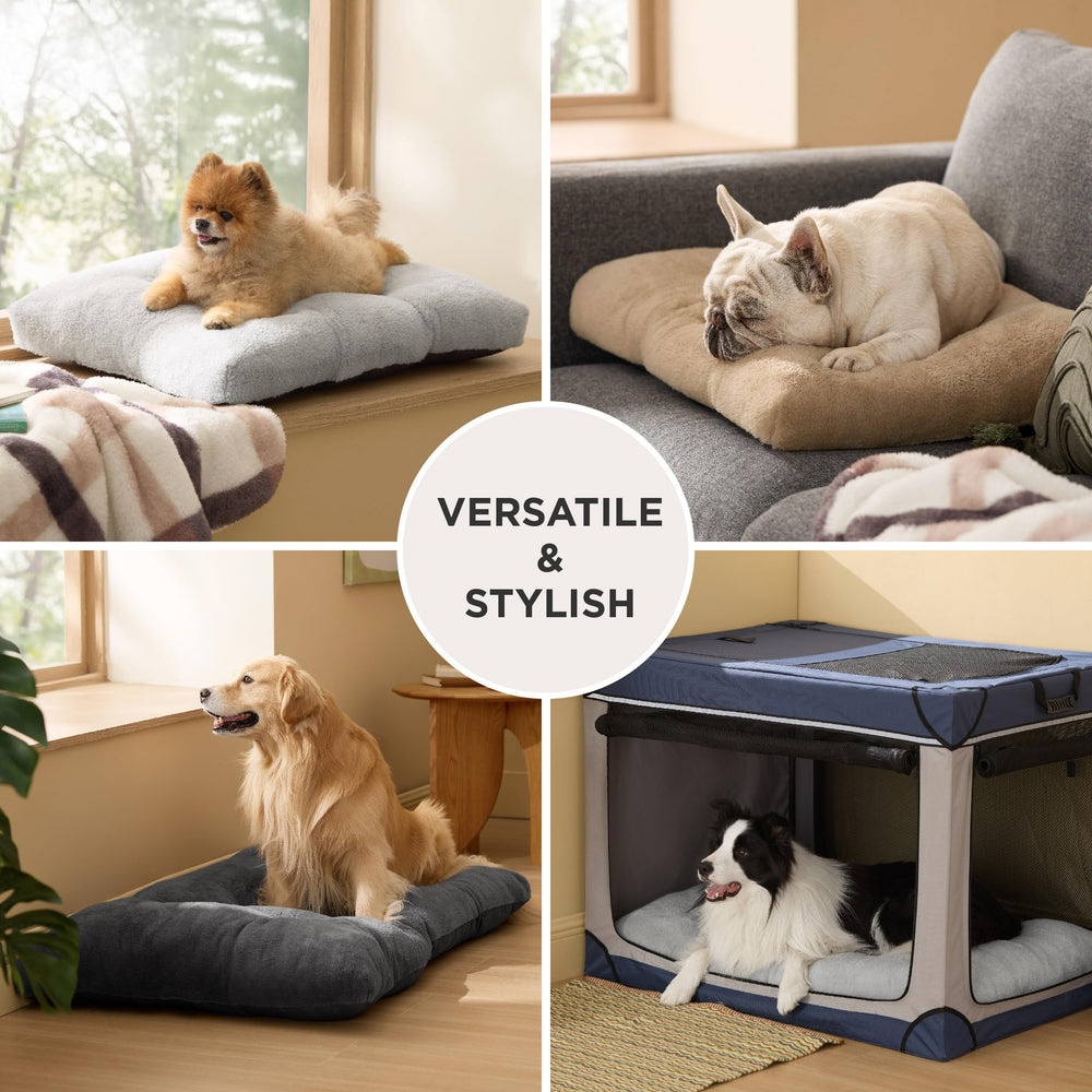 Bedsure Cama XXL, disponible en varios tamaños, ideal para razas grandes y mascotas grandes.