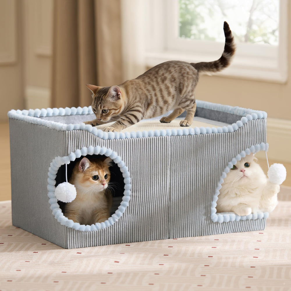 Bedsure casa-gato-cueva-privacidad para descanso seguro.