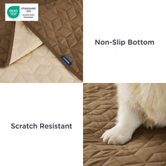 Bedsure cobertor impermeable con base antideslizante para perros y gatos.