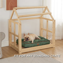 Bedsure funda desmontable en verde, facilita limpieza y mantenimiento.