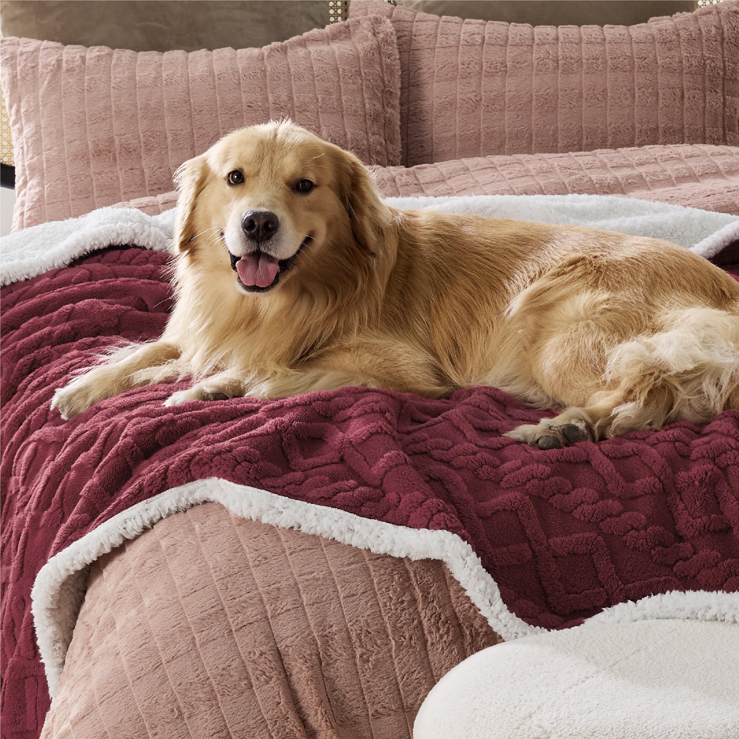 Bedsure cobija tamaño 60x80 cm ideal para perros grandes