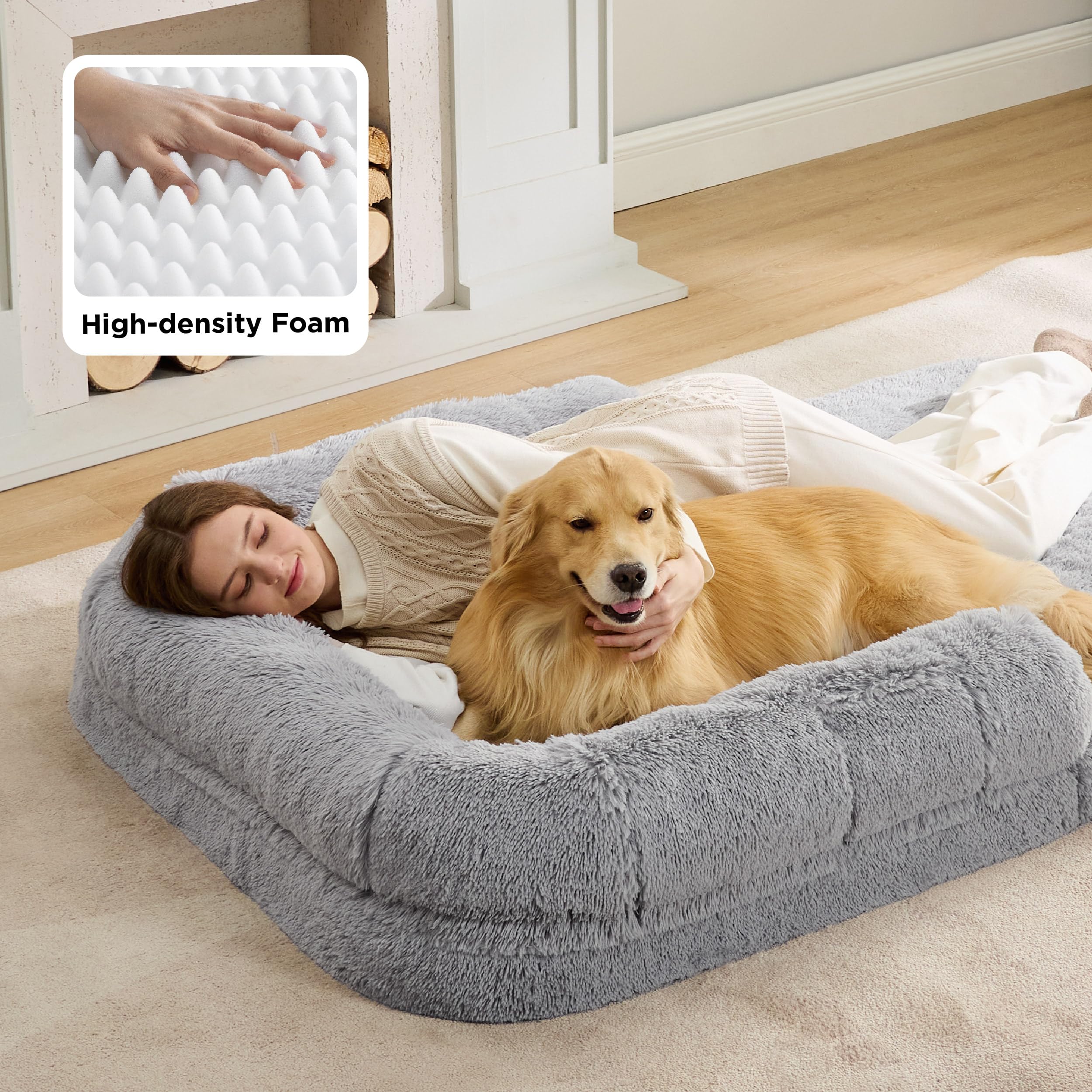 Bedsure colchon espuma alta densidad ortopedico ofrece soporte y alivio