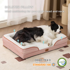 Bedsure colchón tipo panal crea acolchado corporal para mejor soporte.
