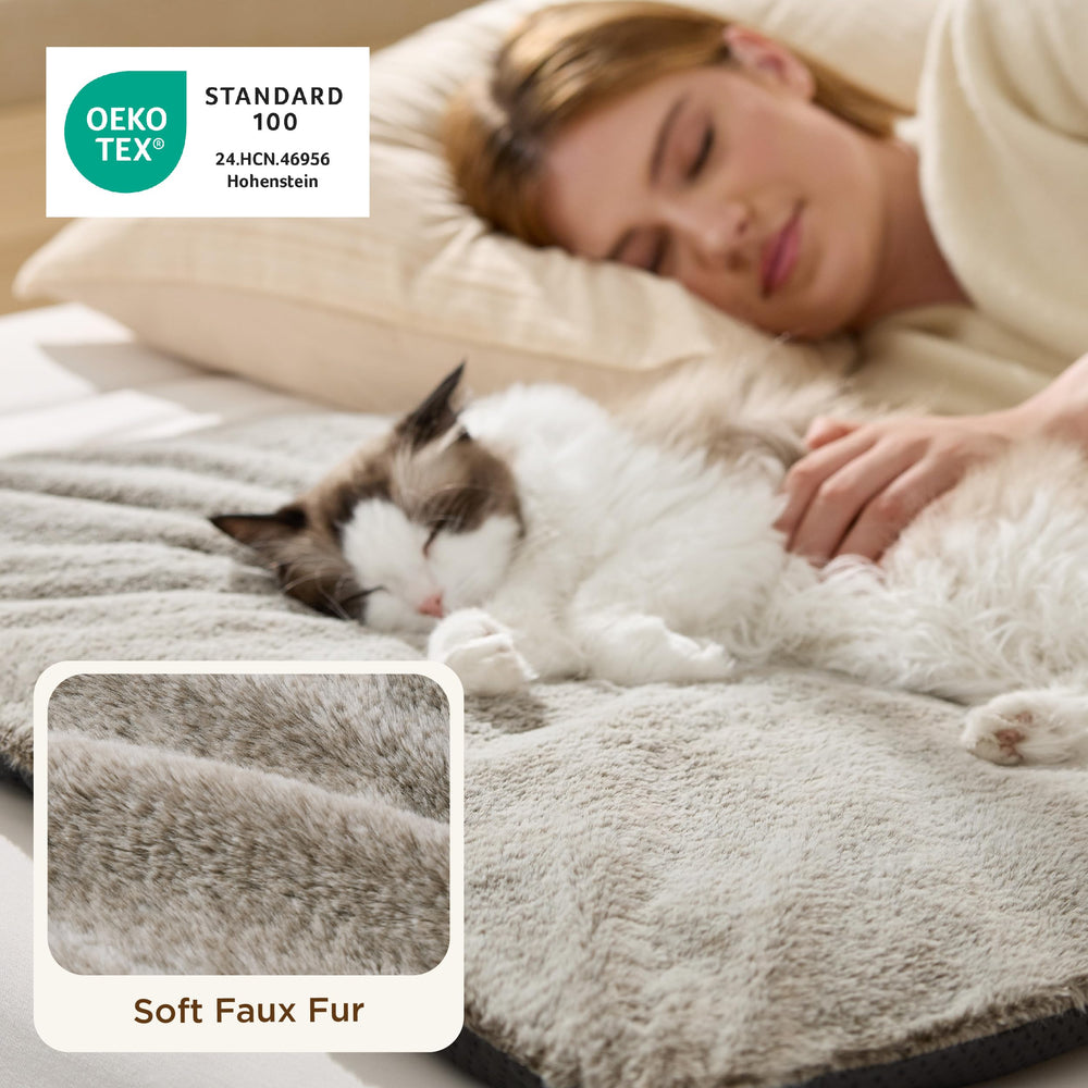 Bedsure cubierta desmontable y lavable para fácil mantenimiento de la cama.