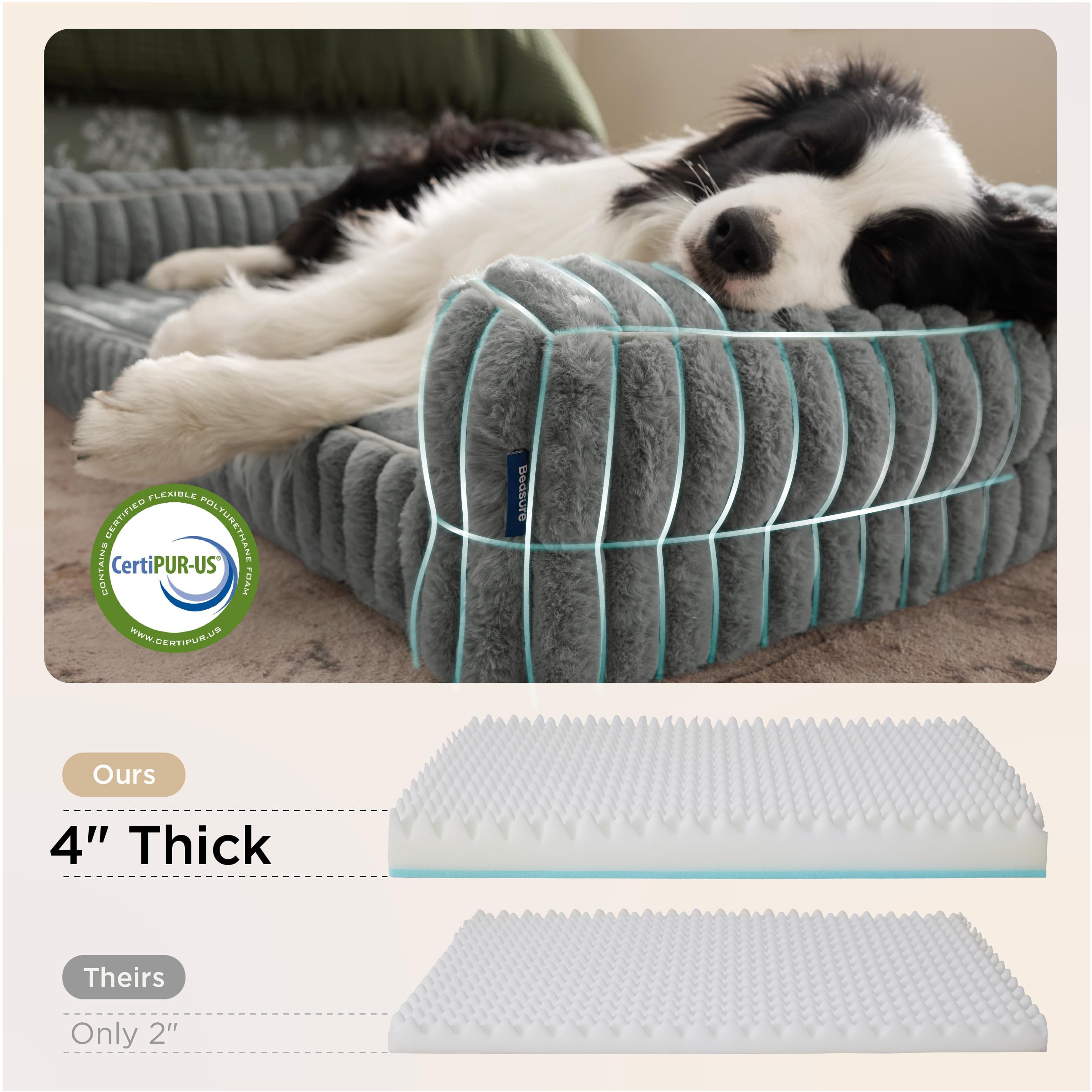 Bedsure cubierta de pana lavable para un tacto suave y limpieza sencilla.
