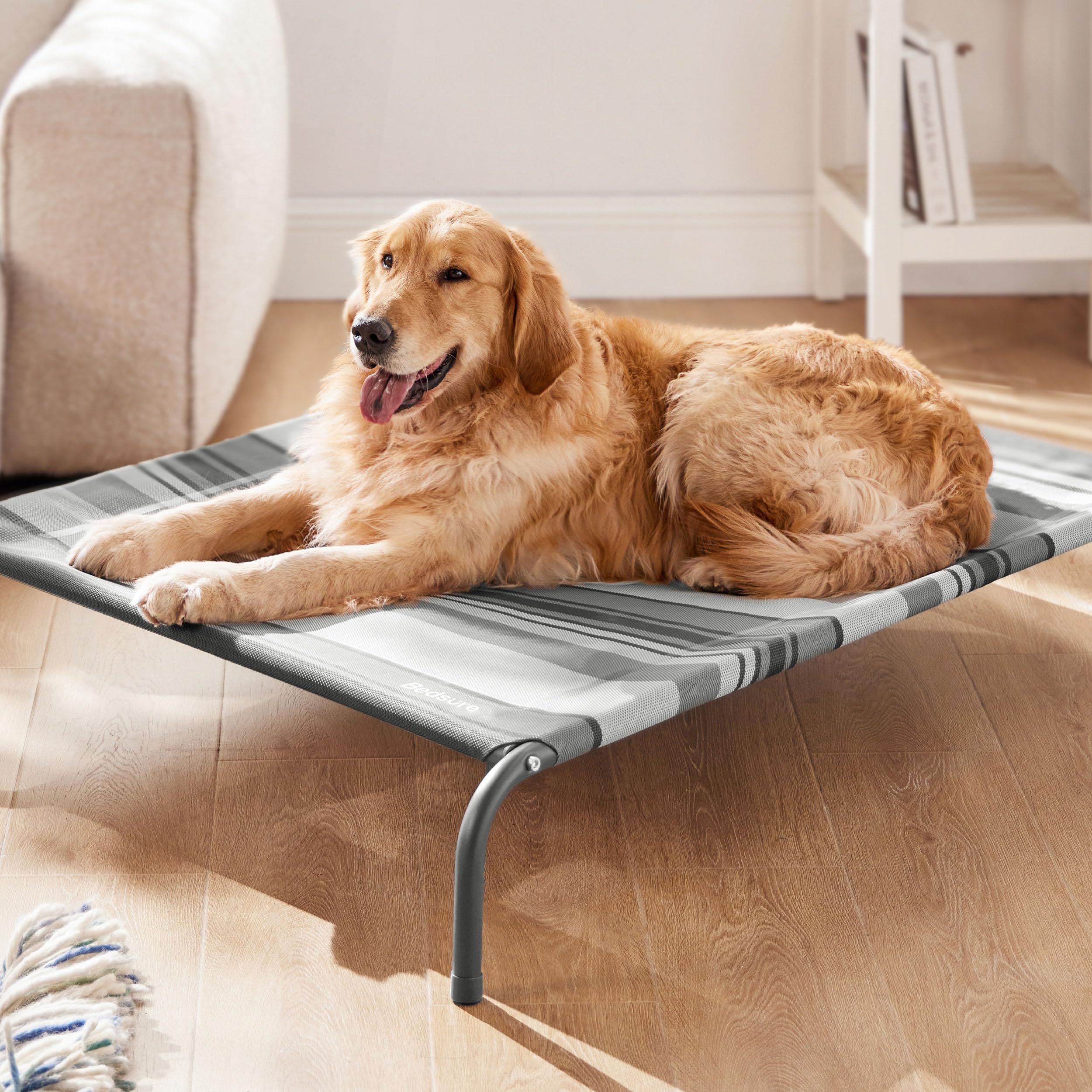 Bedsure: elevación de 8 pulgadas para mejor flujo de aire.