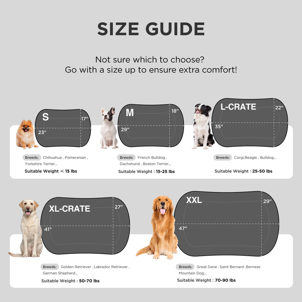 Bedsure diseño ligero para uso diario en jaula de perro.