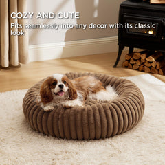 Bedsure diseño redondo en marrón camel: estilo contemporáneo para el hogar.