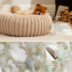 Bedsure Donut, soporte de cuello en el borde para mayor comodidad