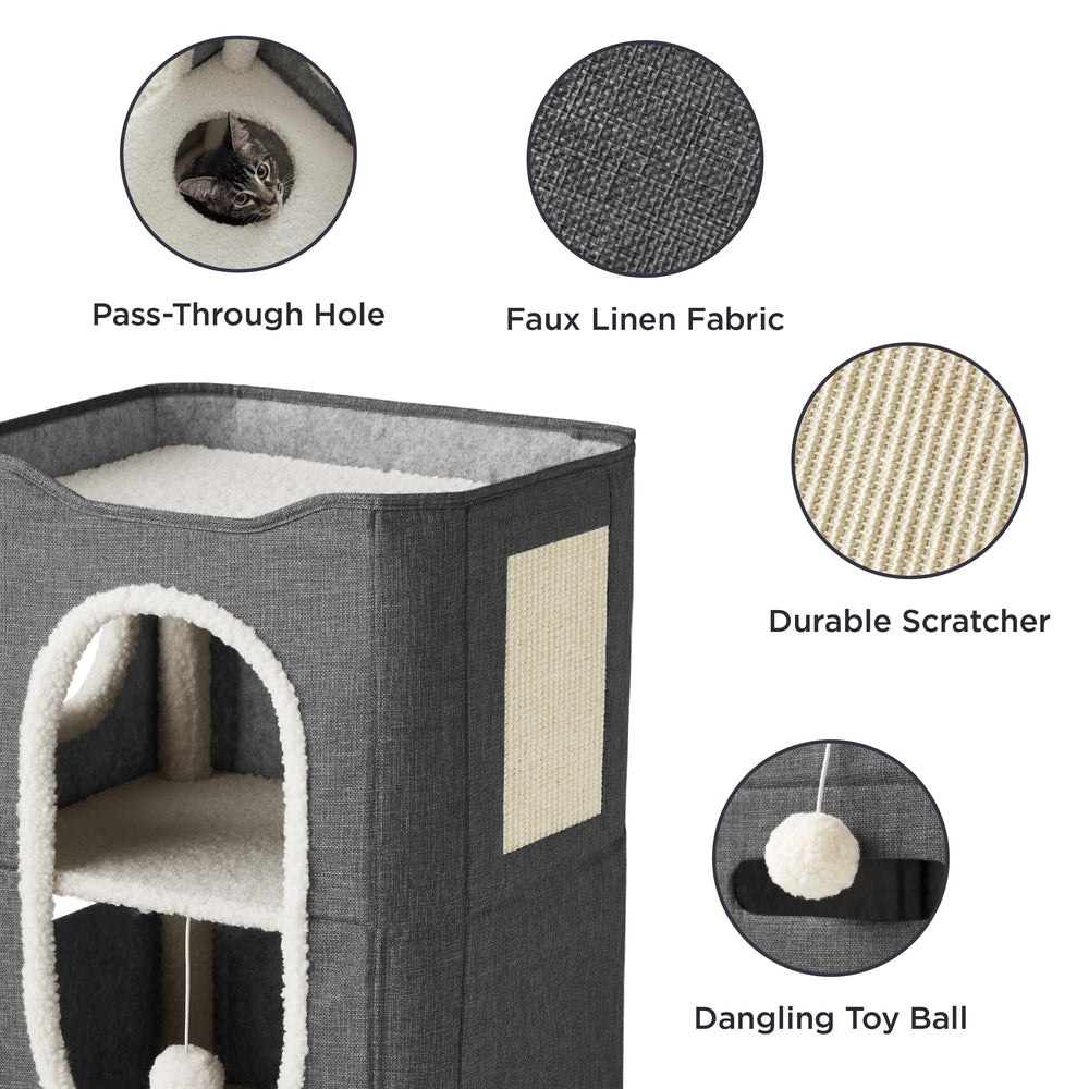 Bedsure rascador de sisal para entretenimiento seguro y prolongado.