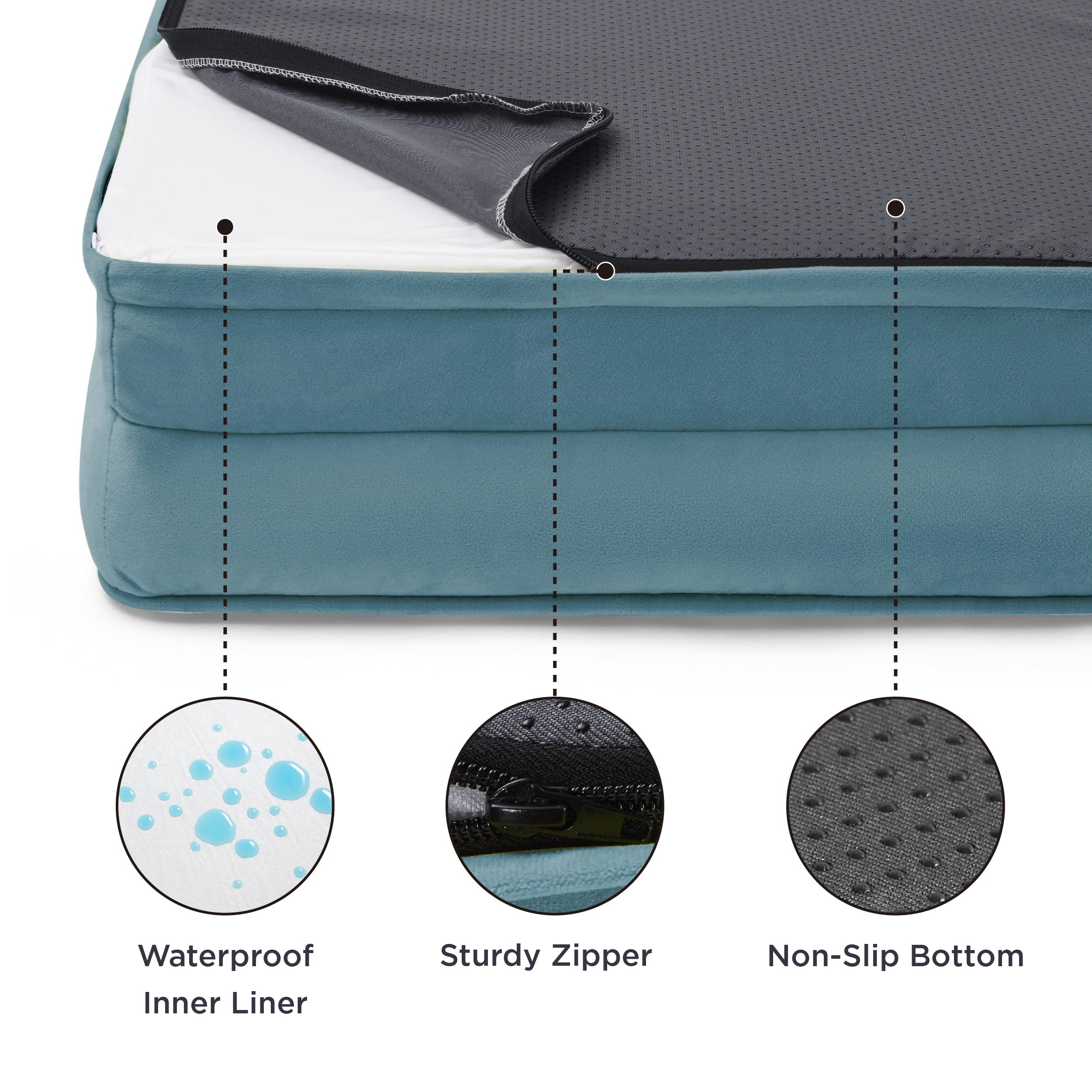 Bedsure entrada rebajada facilita el acceso, ideal para perros mayores.