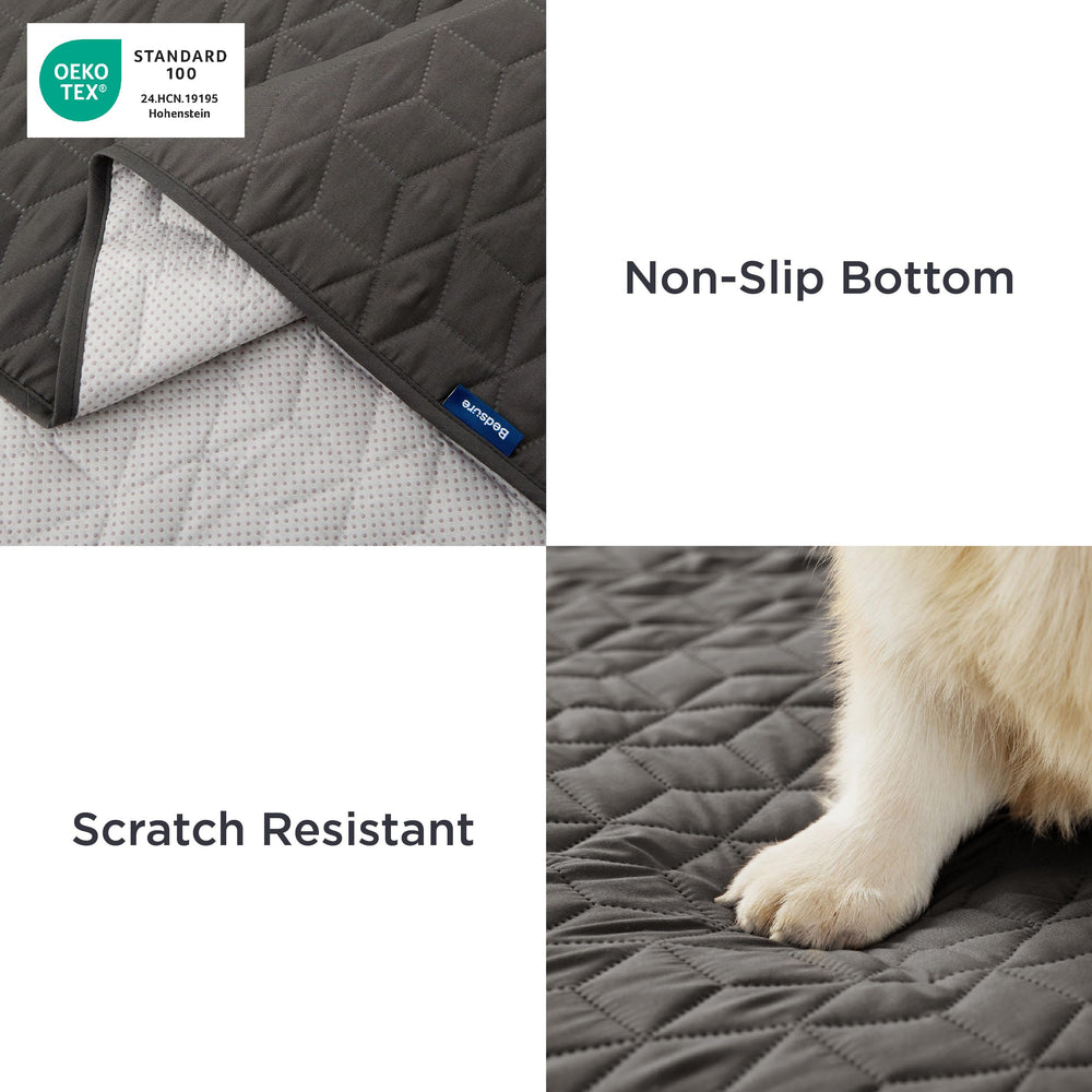 Bedsure funda acolchada para mascotas, refugio suave y ligero para descansar.