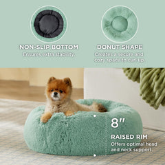 Funda desmontable y lavable para fácil limpieza de la cama rosquilla.