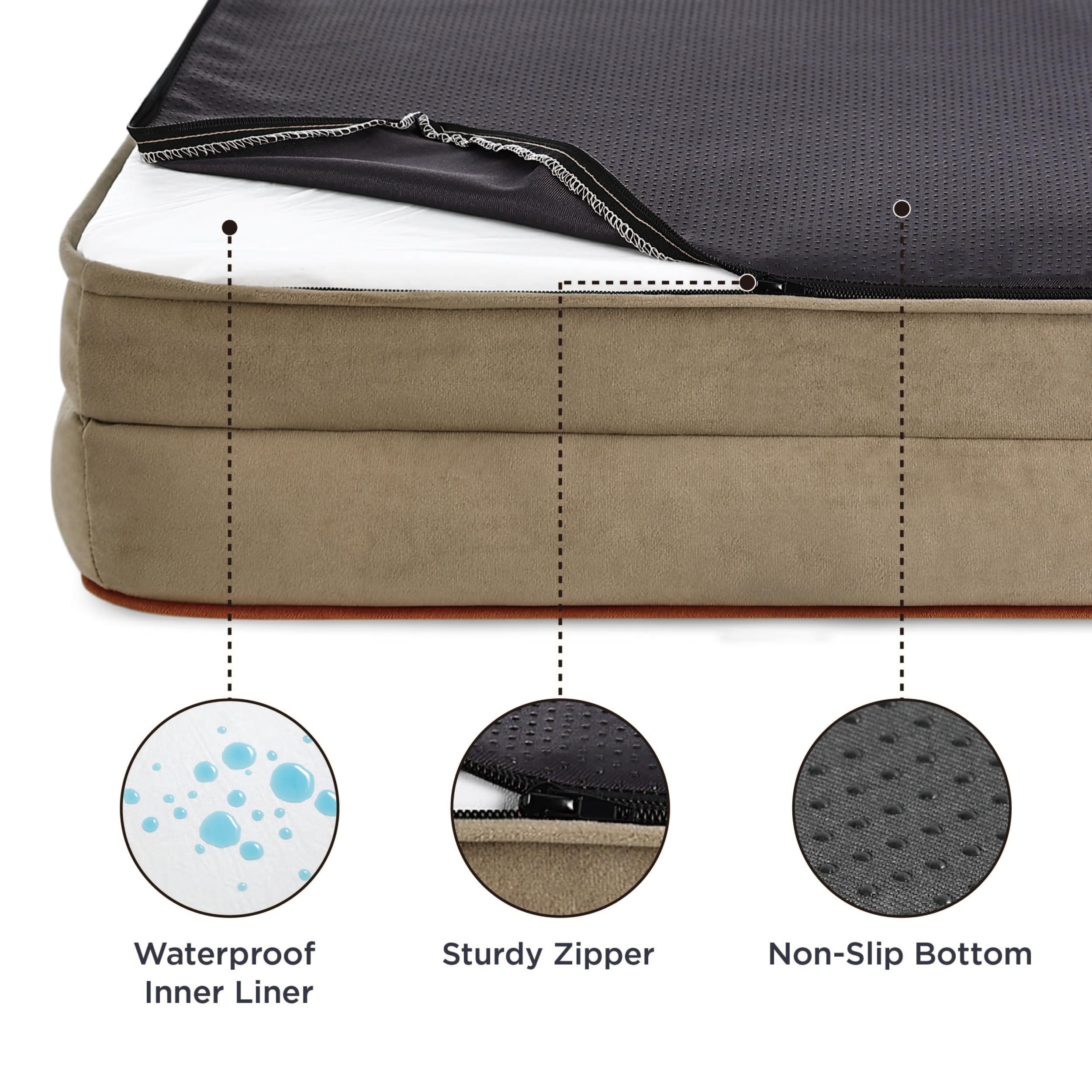 Bedsure funda desmontable lavable para cuidado sencillo de la cama