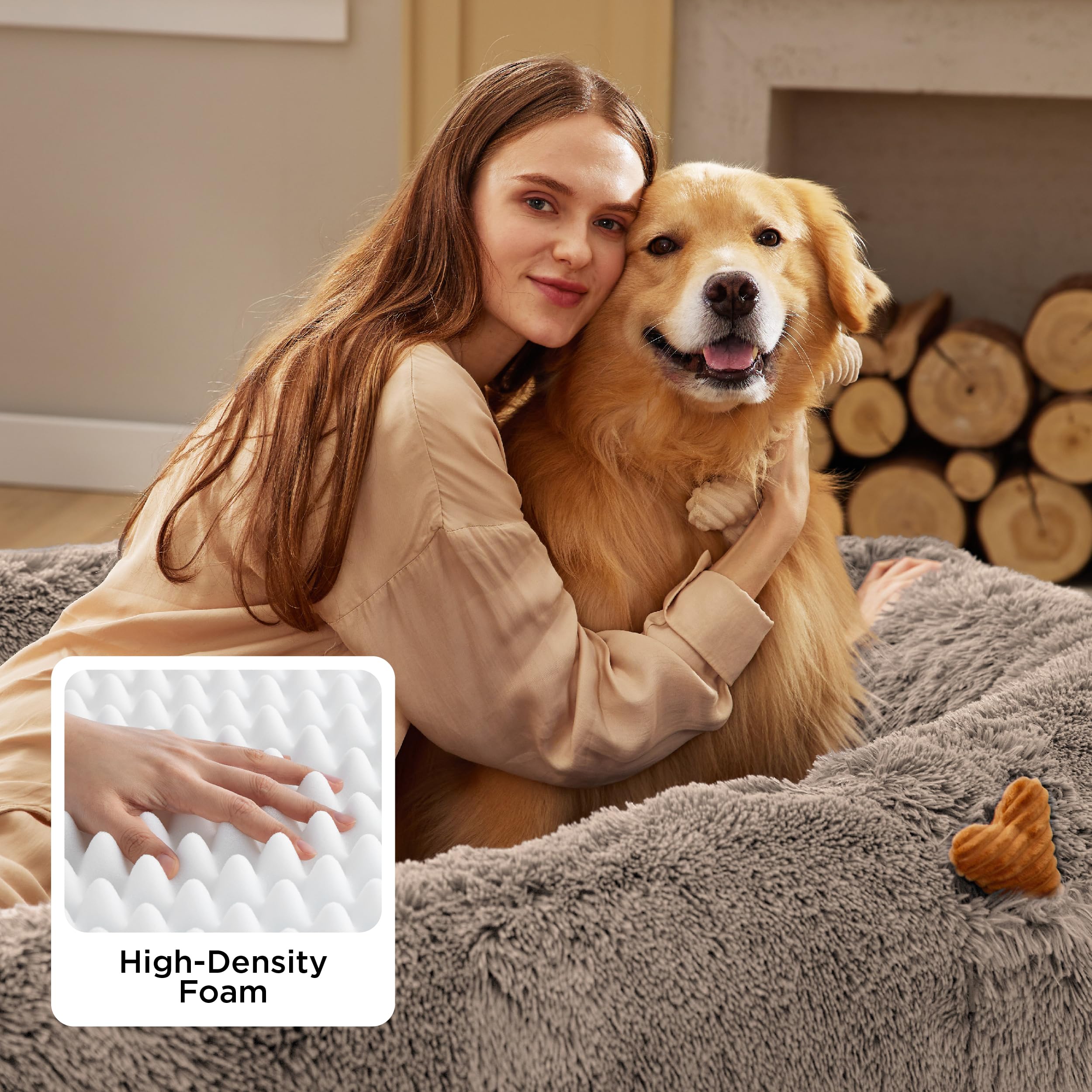 Bedsure funda impermeable para cama humana y perro