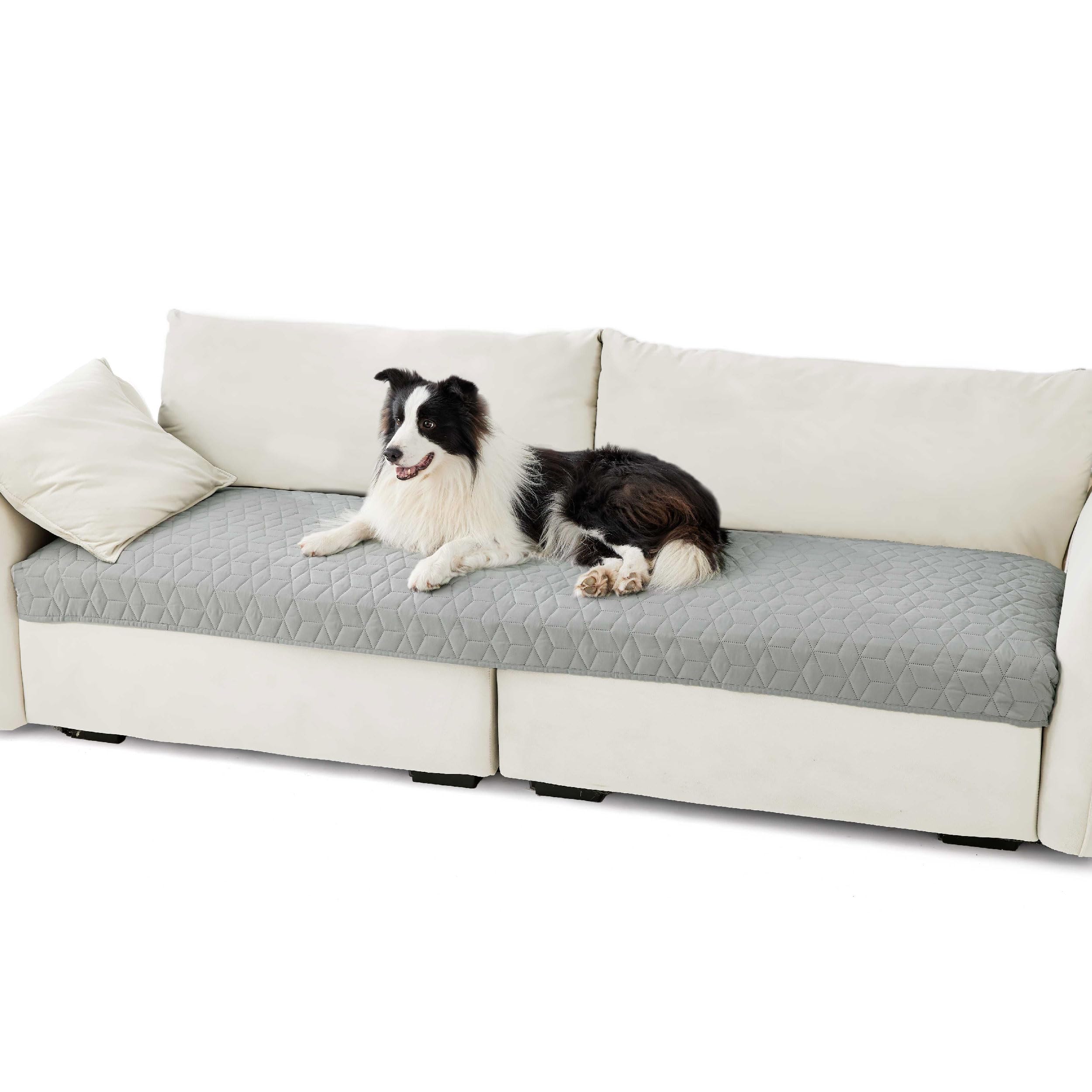 Bedsure funda impermeable para sofá protege contra derrames y pelos de mascota.