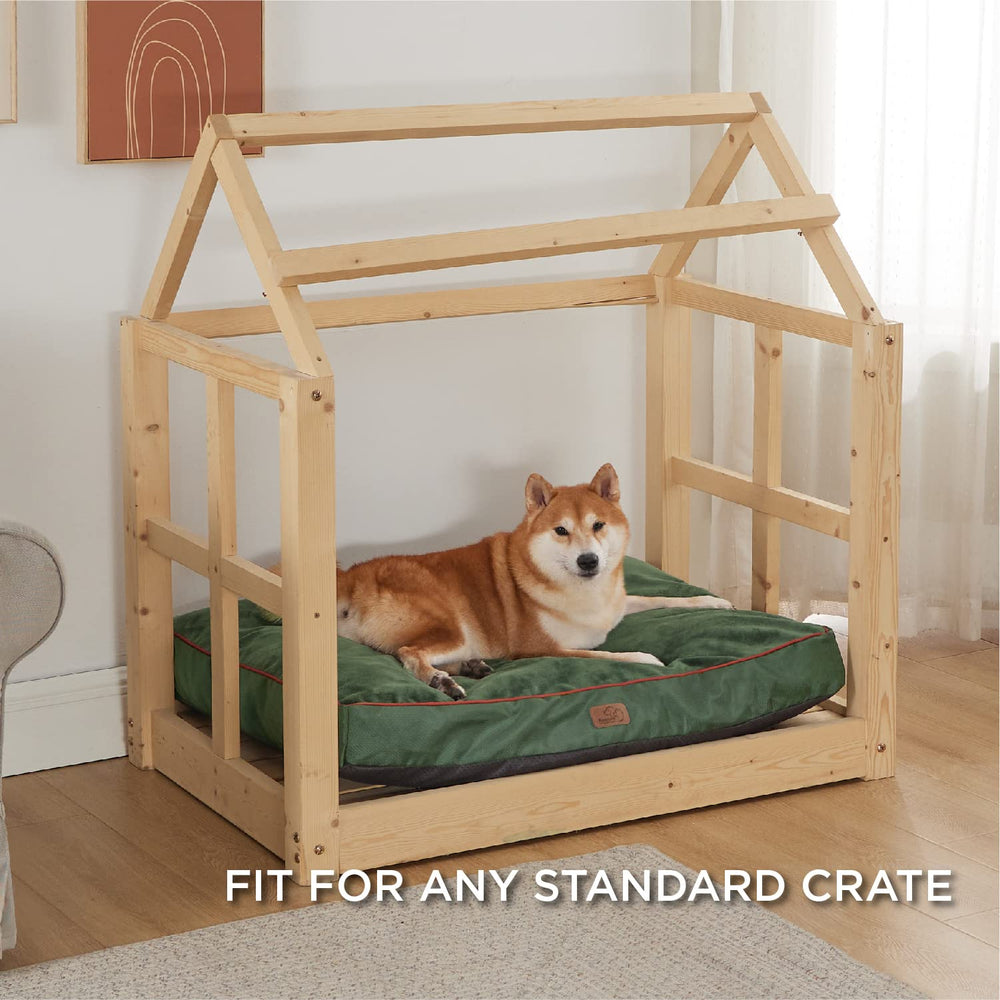 Bedsure funda removible lavable para cama de perro, fácil de limpiar.