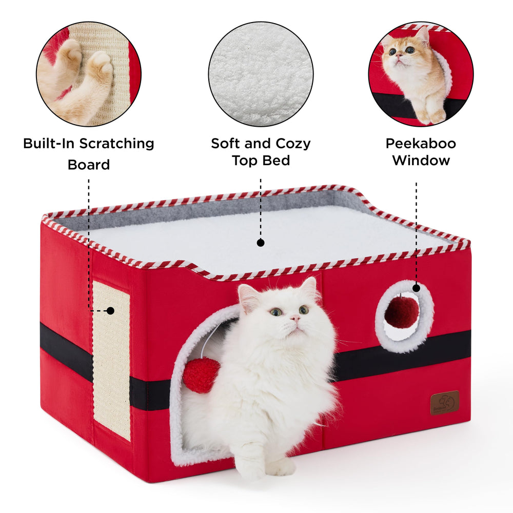 Bedsure bola peluda colgante para gatos para jugar y estimular