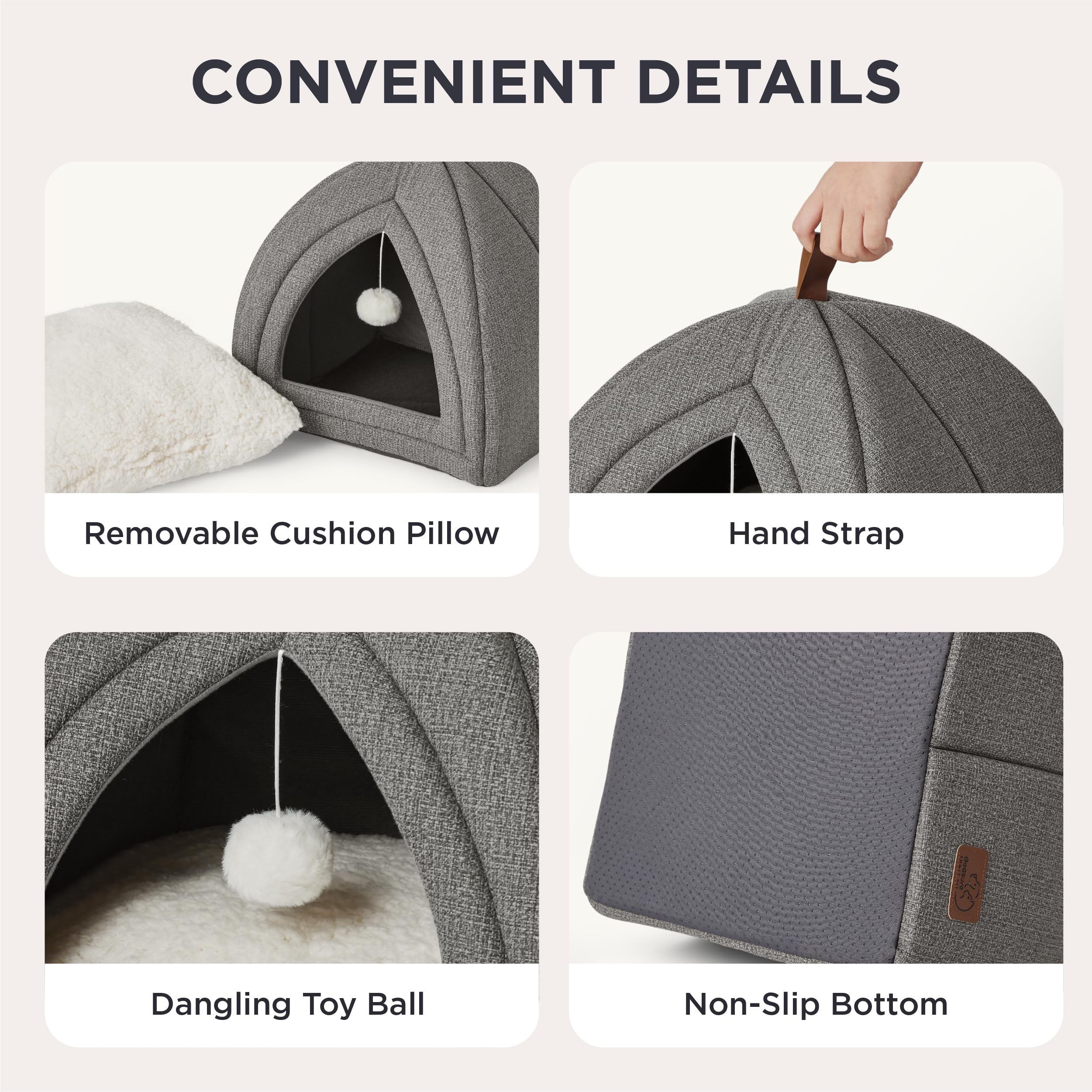 Bedsure juguete-gato-bola-entrada: entretenimiento ligero para tu felino.