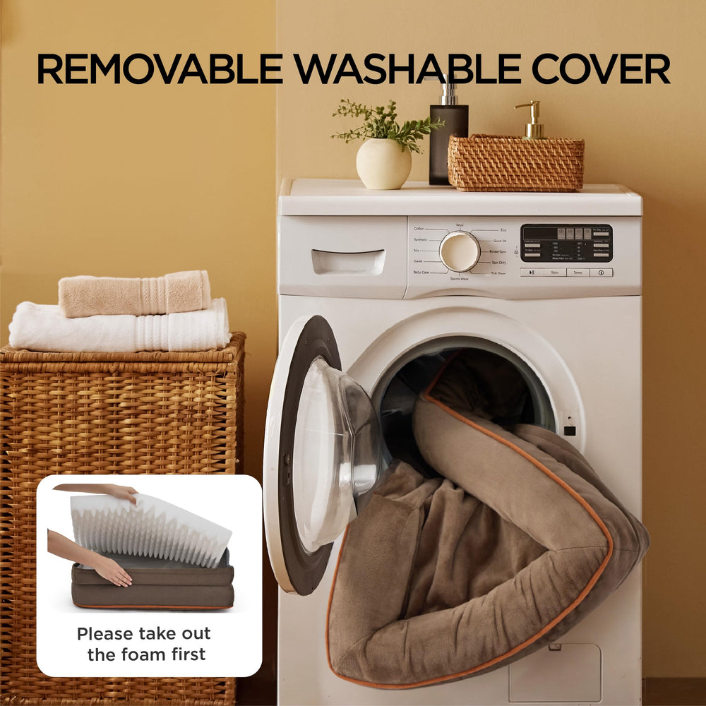 Bedsure L Plus borde acolchado de cuatro lados para mayor seguridad y descanso.