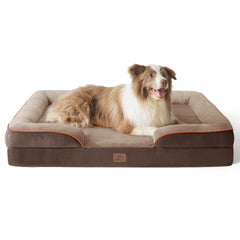 Bedsure L Plus, cama ortopédica para perros grandes, ofrece soporte y confort nocturno.