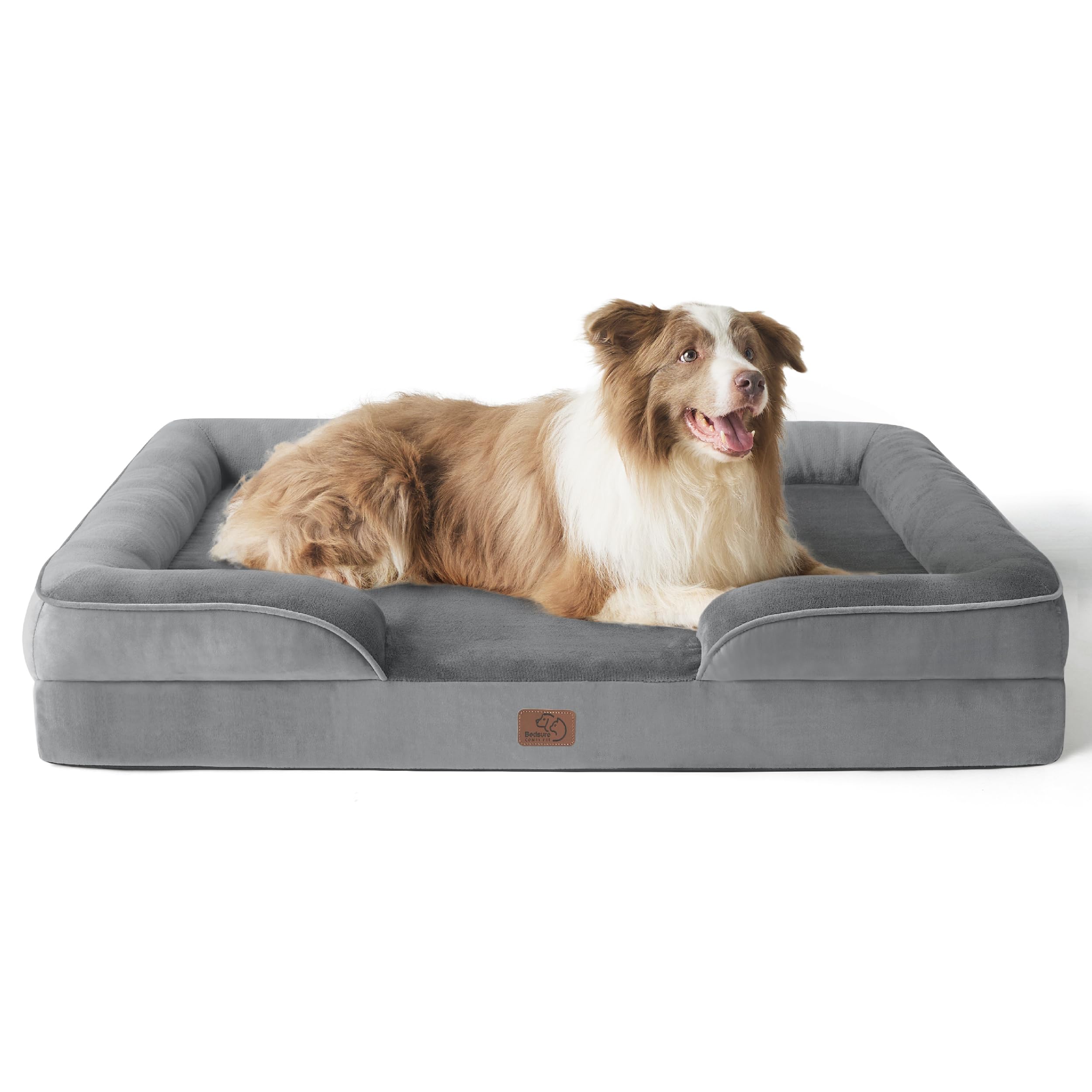 Bedsure L Plus cama ortopédica para perros grandes con soporte estable