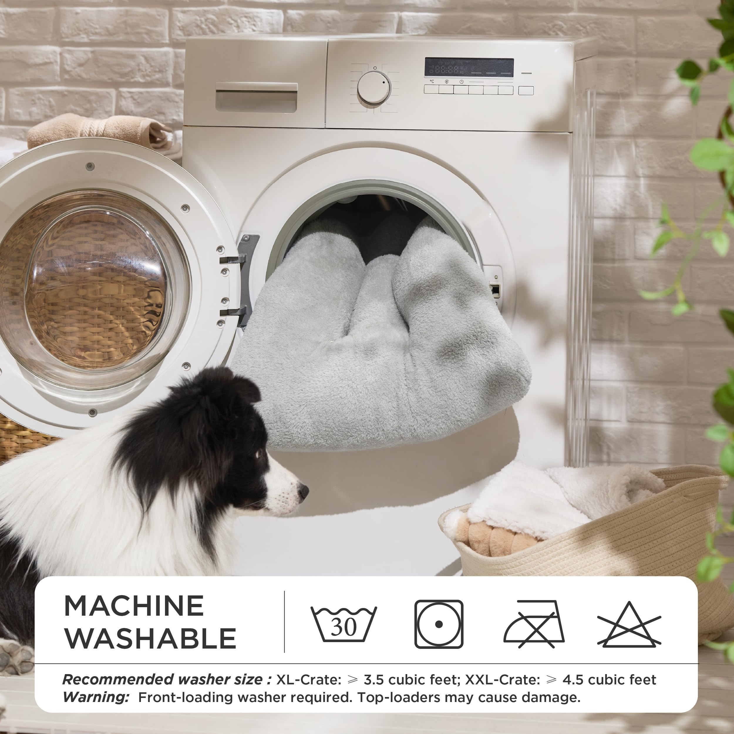 Bedsure lavado a máquina, fácil limpieza tras juegos y siestas.
