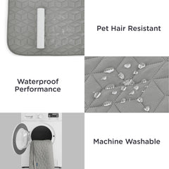 Bedsure lavado a máquina facilita quitar pelos y suciedad.
