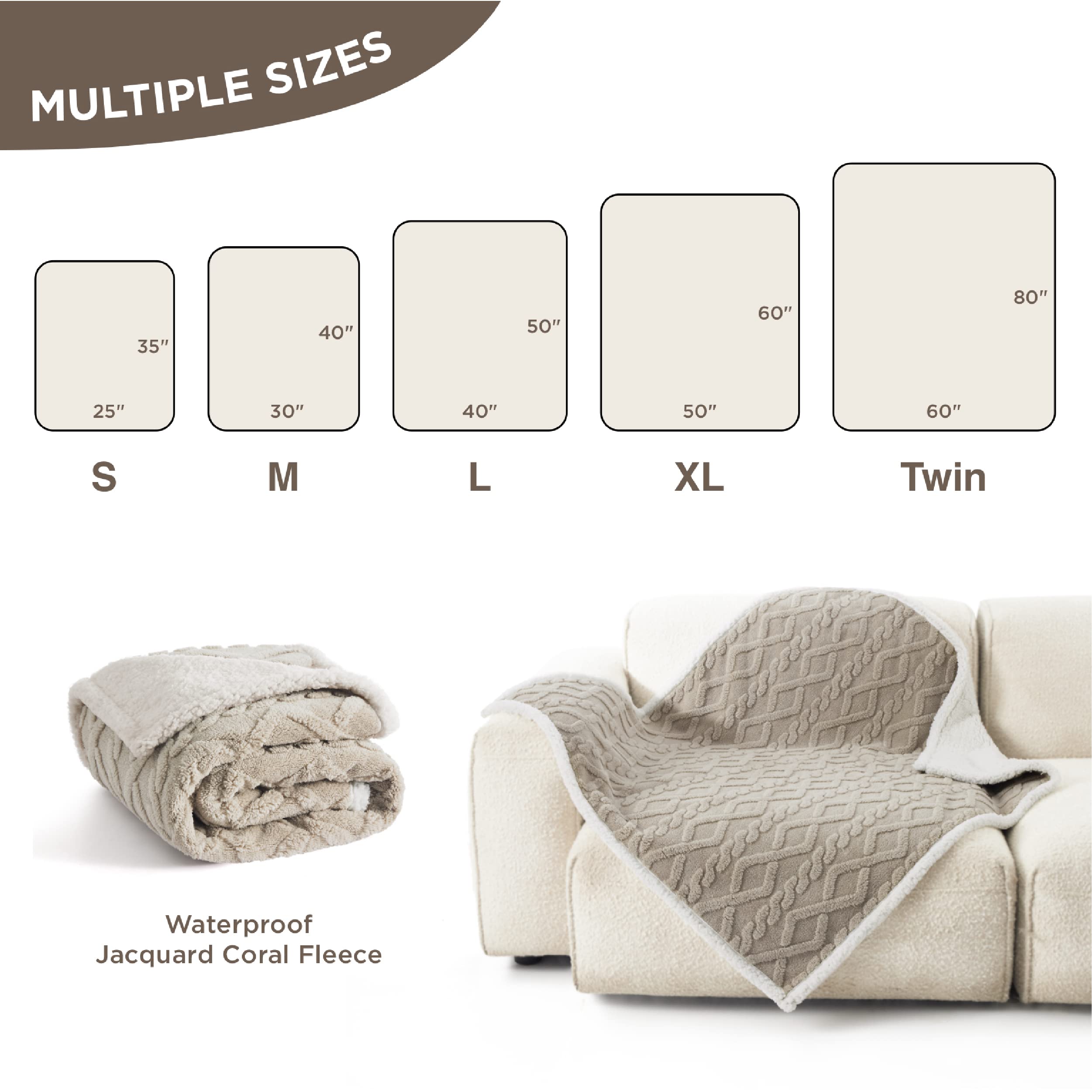 Bedsure manta lavable a máquina en agua fría y secado suave.