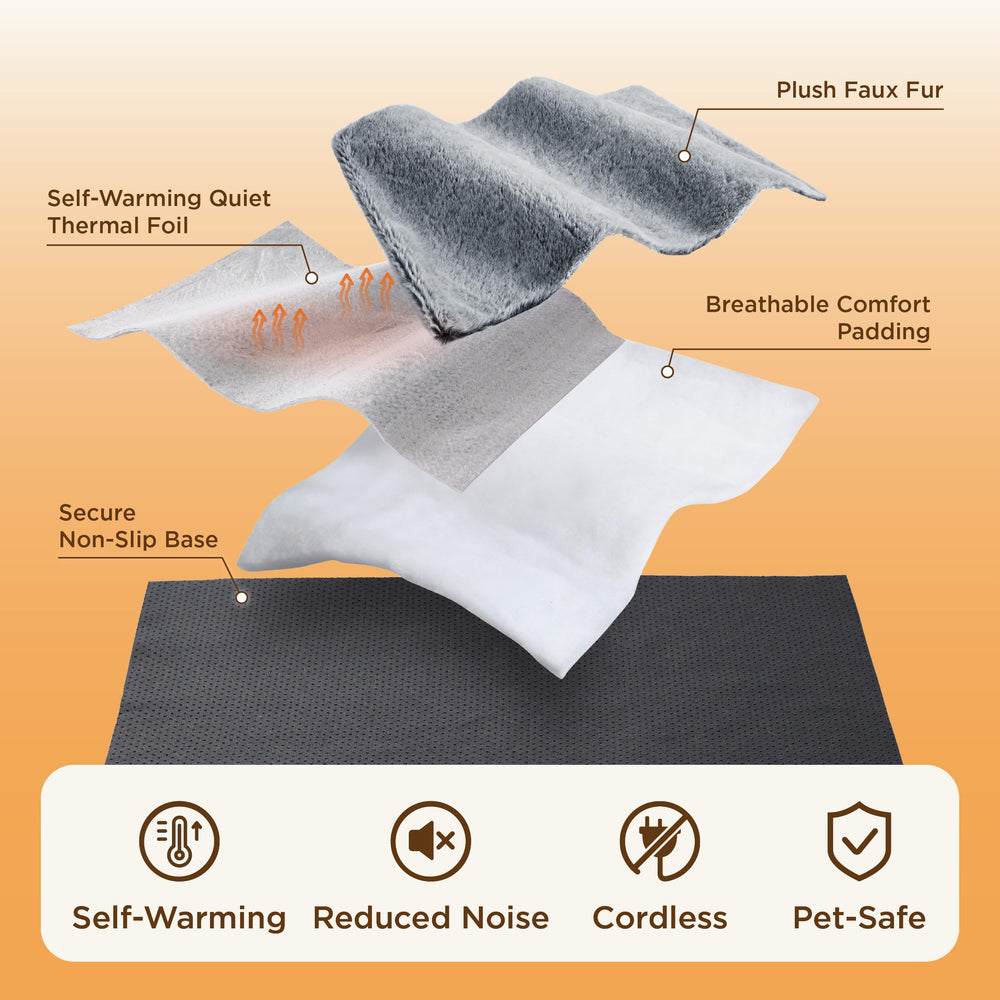 Bedsure manta-autocalentante-para-mascotas, calor suave para dormir juntos.